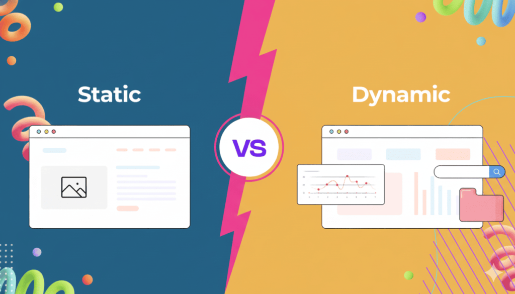 Static vs Dynamic Website