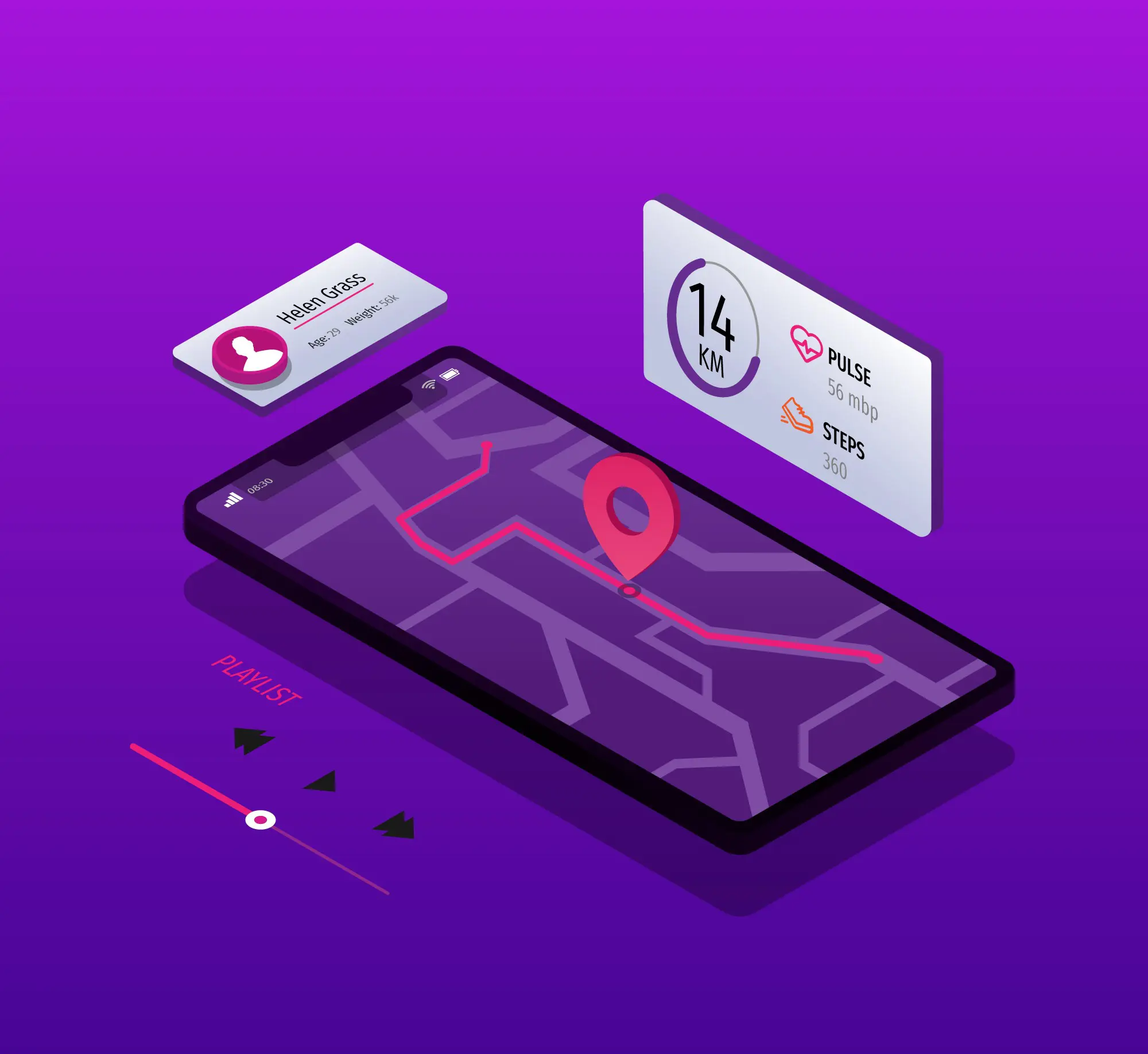 real time tracking app development Pune